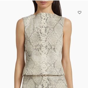 Alexander Wang 🔥 NWOT Laser-Cut Snakeprint Top